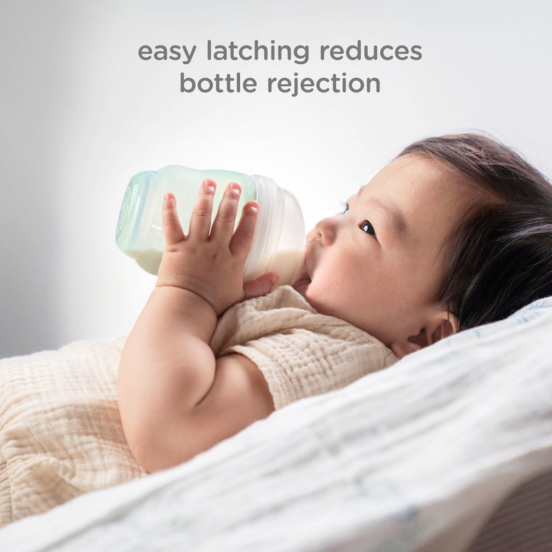 Olababy Gentle Bottle Silicone Replacement Nipple 2 Pack (X Cut/Thicker Liquids) - Image 2